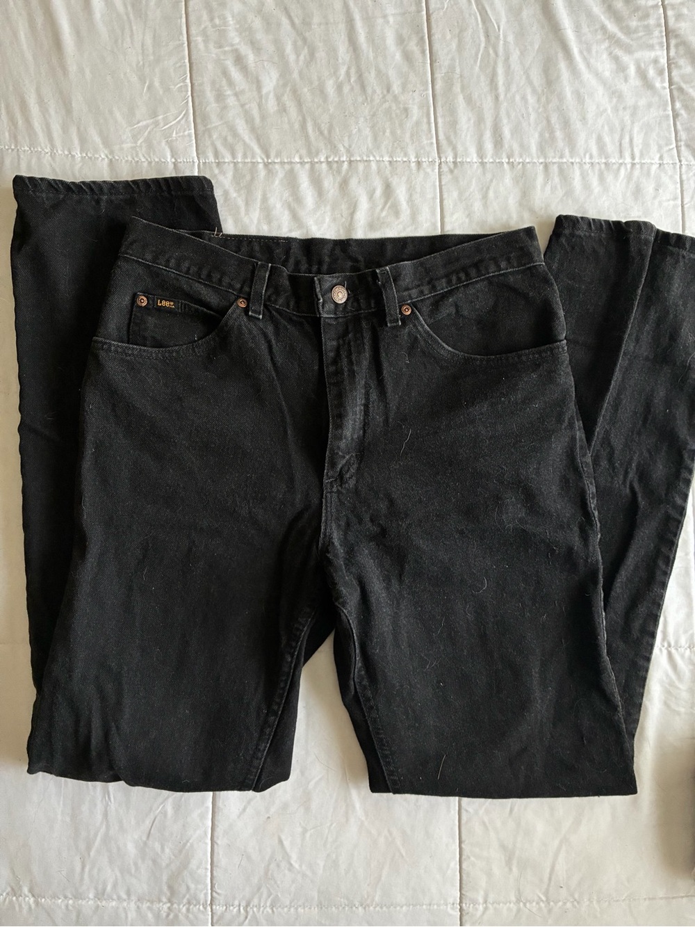 Vintage Lee Black Slim Straight Men's Jeans